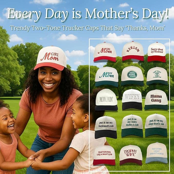 Two Tone Cap -  Trophy Wife - Burgundy/Beige