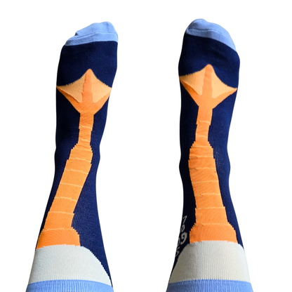 Silly Goose On The Loose - Women's Funny Cotton Crew Sock