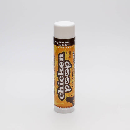 Chicken Poop® COCONUT Lip Balm, All Natural 24ct BOWL REFILL