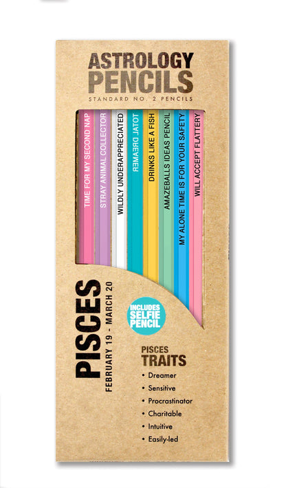 Astrology Pencils Pre-Pack with Display