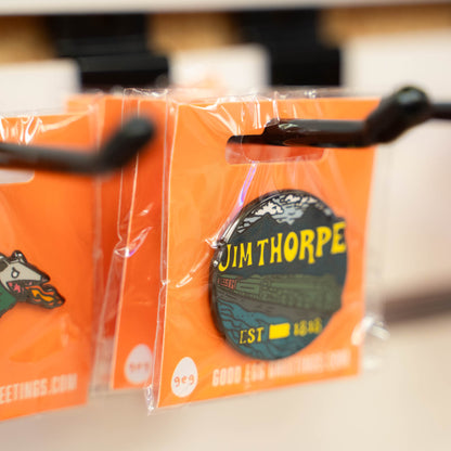 Jim Thorpe Est. 1818 | Funny Enamel Pin